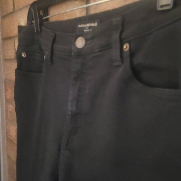 Banana Republic Women's Black Women's Mid Rise Skinny Fit Jeans - Size 31/12 - Picture 2 of 10